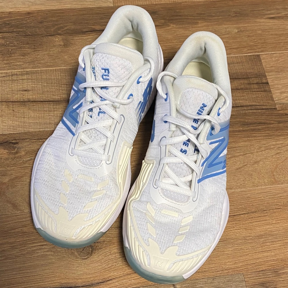 New Balance FuelCell 996v5 Womens Tennis Shoes White Blue WCH996N5 Size 8.5